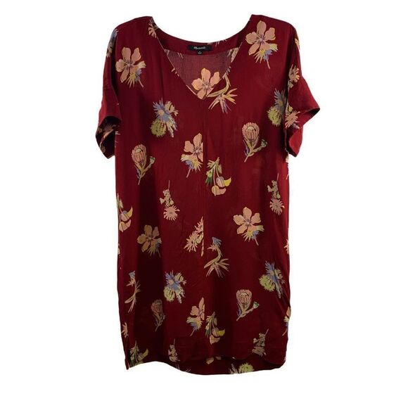 Madewell Novel Bird of Paradise Floral Dress Size M - Picture 1 of 14